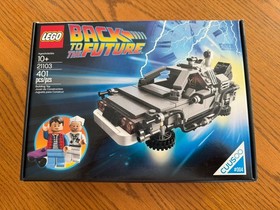 LEGO 21103: CUUSOO Back to the Future DeLorean Time Machine NISB, RETIRED 2014