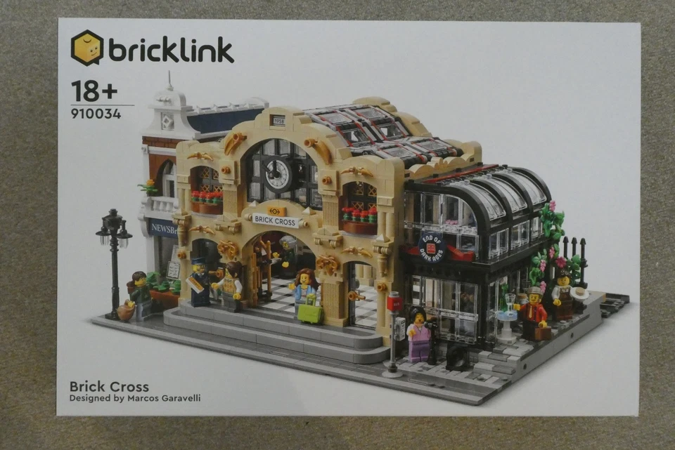 Lego Bricklink Designer Brick Cross Train Station 910034 - BRAND NEW AND SEALED  - Image 1 of 3
