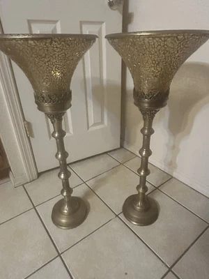 32"Candle Holders and Shades Mark Roberts Collection - Image 1 of 4