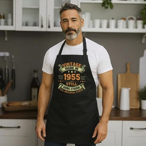 Personalised Vintage Made In Year Birthday Apron Any Age Still Going Strong Gift - Picture 1 of 14