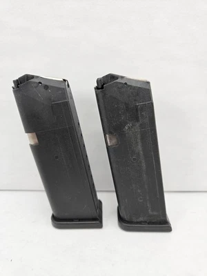 Лот из 2 б/у оригинальных магазинов магазинов магазинов Glock 23 G23 40 S&W на 10 патронов - Изображение 1 из 4