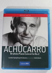 Achucarro: Brahms Piano Concerto No. 2 Blu-ray (Opus Arte 2009) Mint Disc - Picture 1 of 3