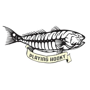 Decal Vinyl Sticker "Playing Hooky" - Red Fish Bones Made in USA - Picture 1 of 1