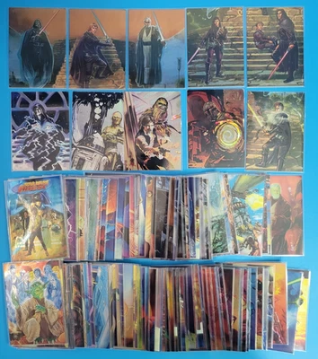 Star Wars 1996 Topps Finest Chromium Complete 90 Set w/ Embossed Matrix Inserts - Image 1 of 4