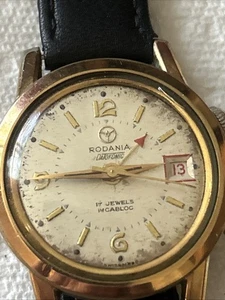 Rodania Datofonic Vintage Alarm Men’s Wristwatch - Picture 1 of 7