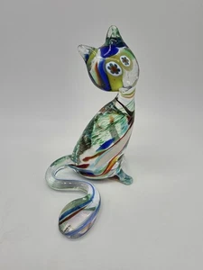 Vecchia Murano Millefiori Glas Katze - Bild 1 von 10