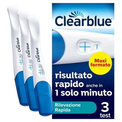 Test di Gravidanza Clearblue Rilevazione Rapida Maxiformato Risultato Rapido - Immagine 1 di 4