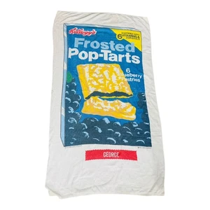 Vintage Frosted Pop Tarts Bath Beach Towel Frost Personalized name George Summer - Picture 1 of 9