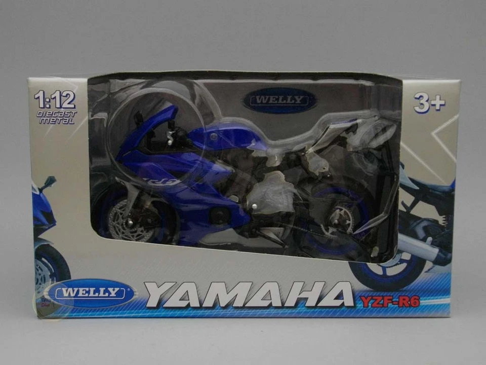 Yamaha YZF-R6 - Welly Moto 1:12 - WE62201BL - Immagine 1 di 1