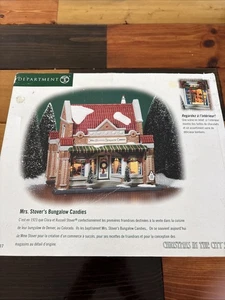 Abt. 56 Weihnachten in der Stadt 2000 Mrs. Stover's Bungalow Bonbons #56.58917 - Bild 1 von 21