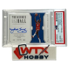 2018-19 National Treasures - Julius Erving Auto SSP /25 PSA GEM MT 10 - 76'ers