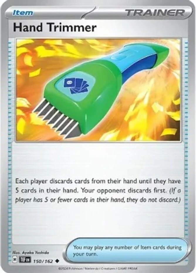 x4 Hand Trimmer - 150/162 - Uncommon - Reverse Holo Pokemon SV05 Temporal Forces - Image 1 of 1