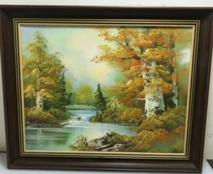 Framed Water Color Painting. Runky. Landscape 18”x 13" - Picture 1 of 5