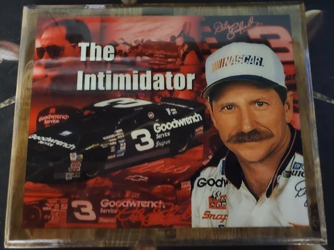 DALE EARNHARDT SR. GOODWRENCH #3  NASCAR VINTAGE WOODEN WALL PLAQUE Cover