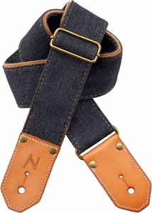 Nefelibata Gitarrengurt, Schwarzer Denim Gitarrengurt Mit Verdickter Erster Schi - Bild 1 von 7