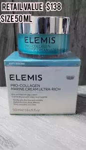 Elemis Pro-Collagen Marine Cream Ultra-Rich 50ml 1.6fl oz WONDERFUL ANTI-WRINKLE - Picture 1 of 12
