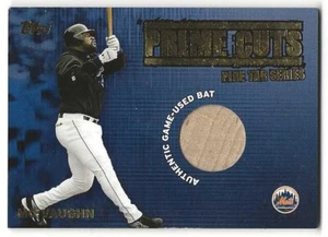 2003 Topps Prime Cuts Pine Tar Relics #MV Mo Vaughn Mets Game Used Bat #066/200 - Picture 1 of 1