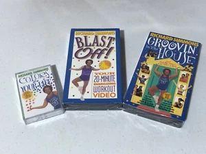 Richard Simmons Vintage VHS Cassette Fitness Workout Videos Lot of 3 NEW SEALED - Picture 1 of 5