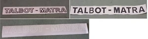 Aufkleber TALBOT MATRA Monogramm hinten - Bild 1 von 4