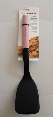 KitchenAid Soft Grip Solid Turner - Dried Rose (Darker Pink) KET001OHDRA - Image 1 of 4