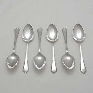 EXCELLENCY Design JAMES DIXON & SONS Silver Service Cutlery Six Dessert Spoons - Picture 1 of 2