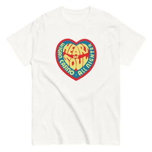 Camiseta unisex Heart of Soul para hombre mujer norte retro DJ discos música baile - Imagen 1 de 13