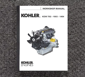 Engine Workshop Repair Service Manual Fits Kohler KDW 702 1003 1404 - Picture 1 of 15