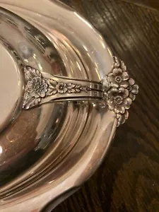 2 piezas Vintage Holmes & Edwards Spring Gard. Int. Bandeja Silver Co #2012 12x 8 con tapa - Imagen 1 de 8