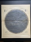 Karte Chromolithografie Astronomie Sternkarte südl. Himmel Sternenbilder 1900