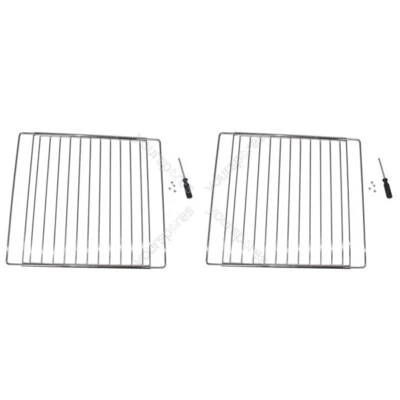 UFIXT 2x Universal Indesit Adjustable Oven Cooker Shelf Rack Grill 350mm To 550mm