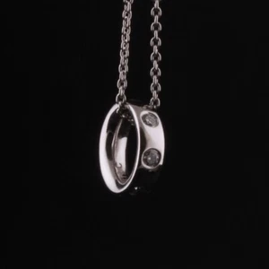 Georg Jensen Gold Pendant Magic w. Diamonds # 1513C, 18 Carat. R. Overgaard. - Picture 1 of 6