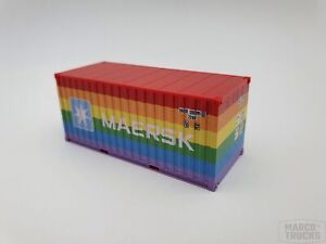 Herpa 20ft Container „Maersk“ Rainbow 1:87 493333 /HS423