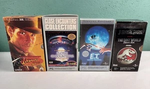 STEVEN SPIELBERG VHS FILM COLLECTION x 4 COLLECTOR'S SETS. GOOD/VERY GOOD - Picture 1 of 8