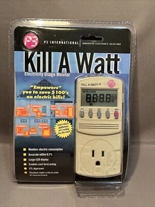 P3 INTERNATIONAL KILL-A-WATT ELECTRICITY USAGE MONITOR NO. P4400 - Picture 1 of 7