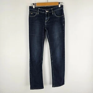 R M Williams Jeans Womens Size 8R Blue Denim Straight Leg Cotton Blend Stretch - Picture 1 of 8