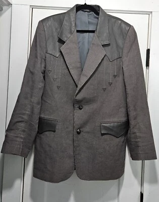 Vtg Pioneer Wear Corduroy Sport Coat Blazer Jacket Western Rockabilly Men 44R - Image 1 of 4