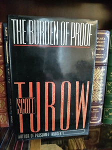Burden of Proof_Scott Turow_HCDJ_1st Edition / First Printing_Very Good Condn - Picture 1 of 12