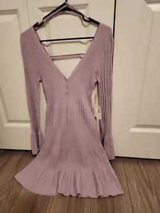 Anthropologie Daily Practice Lavender Dress - Picture 1 of 3