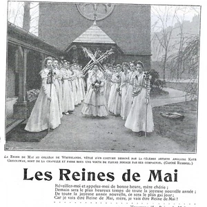 Les reines de mai - Article de presse 1900 - Picture 1 of 4