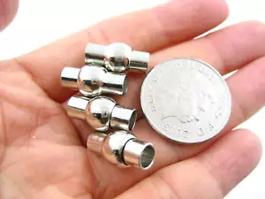 Starke magnetische zylindrische Verschlüsse für Schmuckherstellung magnetische Kordelendverschlüsse - Bild 1 von 6