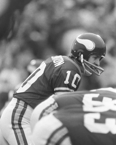 Minnesota Vikings FRAN TARKENTON Glossy 8x10 Photo Super Bowl IX Print Poster Cover