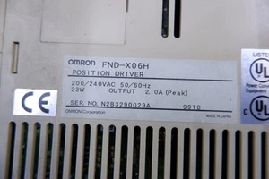 OMRON FND-X06H FNDX06H 60 días de garantía - Imagen 1 de 3