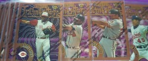 1996 Topps Finest Intimidators MLB: Pedro Martinez, Fred McGriff, David Justice