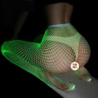 Sexy Luminous Fishnet Womens Stockings Glow In The Dark Fishnets Socks Cool