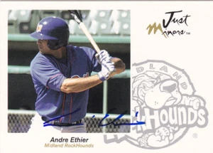  ANDRE ETHIER MIDLAND ROCKHOUNDS SIGNED 2005 BASEBALL CARD LOS ANGELES DODGERS - Picture 1 of 1