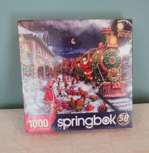 SPRINGBOK CHRISTMAS SANTA EXPRESS JIGSAW PUZZLE 1000 PCS NEW & SEALED - Picture 1 of 1