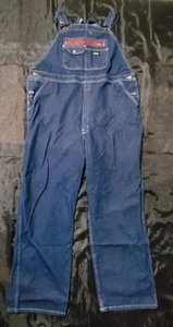 Dickies Men's XL-R Coverall Bib Overall Workwear Denim Pants Nwot New - Picture 1 of 11