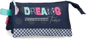 Dreams Time Astuccio Triplo Blu 22 X 12 X 5 Cm Poliestere, Blu, Astuccio Triplo - Foto 1 di 12