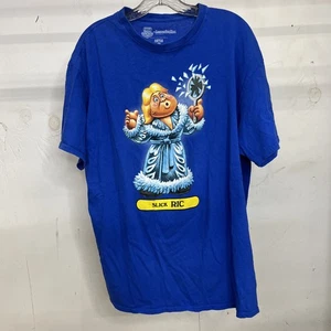 WWE x Garbage Pail Kids Slick Ric Ric Flair Spencer Blue T-Shirt Men Size XL - Picture 1 of 6