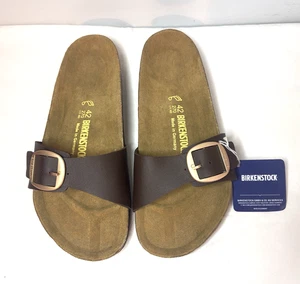 Birkenstock Madrid Big Buckle Braun Leder Sandalen Gr. L 11, M 9 Normal - Bild 1 von 14